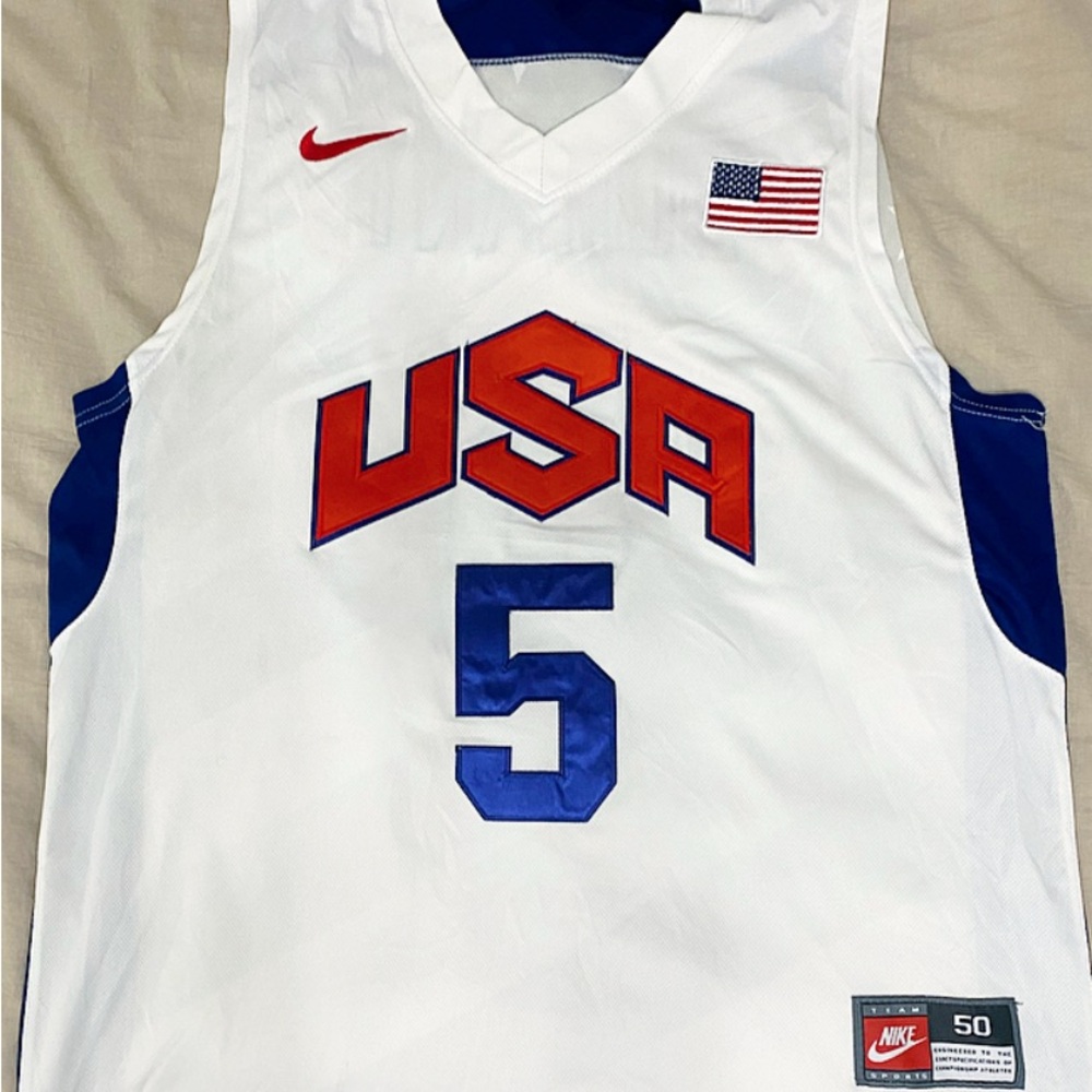 Nike USA Basketball Jersey - White and Blue